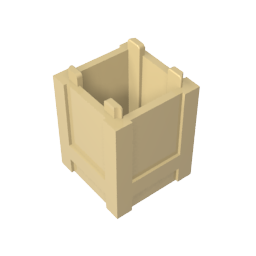 GDS-M283 - Container Box 2 x 2 x 2 - Top Opening