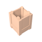 GDS-M283 - Container Box 2 x 2 x 2 - Top Opening