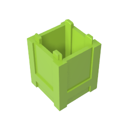 GDS-M283 - Container Box 2 x 2 x 2 - Top Opening