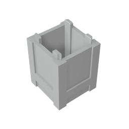 GDS-M283 - Container Box 2 x 2 x 2 - Top Opening