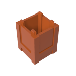 GDS-M283 - Container Box 2 x 2 x 2 - Top Opening