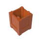 GDS-M283 - Container Box 2 x 2 x 2 - Top Opening