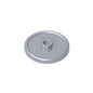 GDS-M297 - Minifig Shield Round with Stud and Raised Rim [Plain]