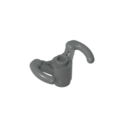 GDS-M304 - Technic Steering Wheel Pilot's Yoke [Hollow Stud, Axle Hole with + Opening]