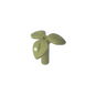 GDS-90503- Plant, Stem with 3 Leaves and Bottom Pin