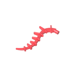 GDS-M431 - Plant / Creature Body Part, Vine / Tail / Tentacle / Bionicle Spine, Spiky