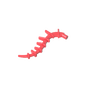GDS-M431 - Plant / Creature Body Part, Vine / Tail / Tentacle / Bionicle Spine, Spiky