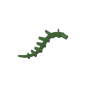 GDS-M431 - Plant / Creature Body Part, Vine / Tail / Tentacle / Bionicle Spine, Spiky