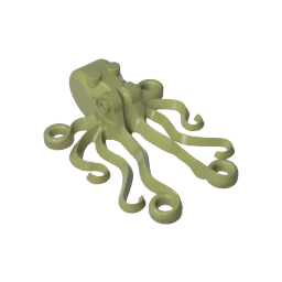 GDS-M433 - Animal, Octopus [Plain]