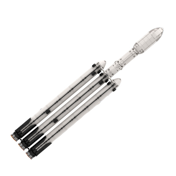 MOC-75766 SpaceX Falcon Heavy [Saturn V scale] – MOC Brick Store
